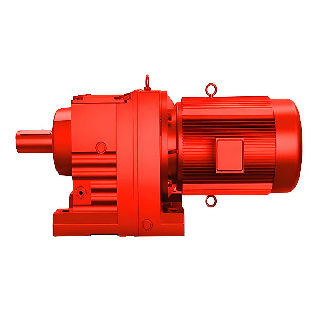 3.R series foot mounted helical gear reducer