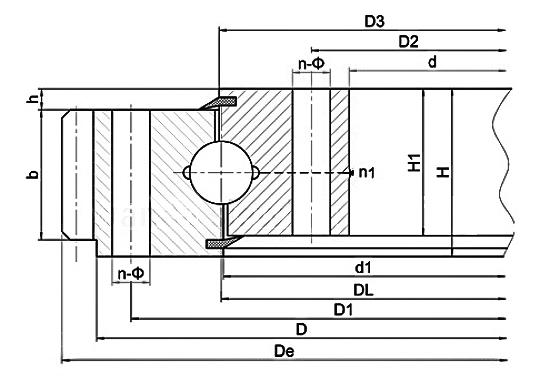 External Gear Type Slewing Ring Bearing